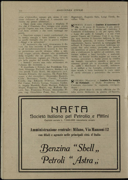 Assistenza civile : rivista quindicinale, illustrata della Federazione Nazionale Comitati Assistenza Civile